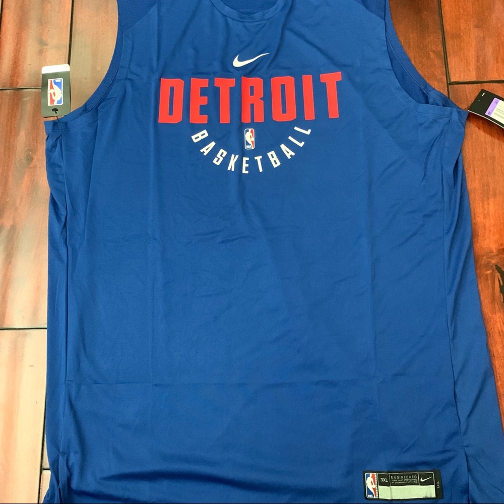 Authentic Nike Detroit Piston NBA Training…